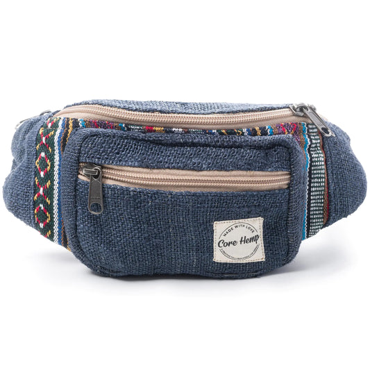 Fanny Pack for Women & Men Hemp Cross Body Fashion Waist Pack Bum Bag with Adjustable Straps Belt Bag For Running Hiking Travel