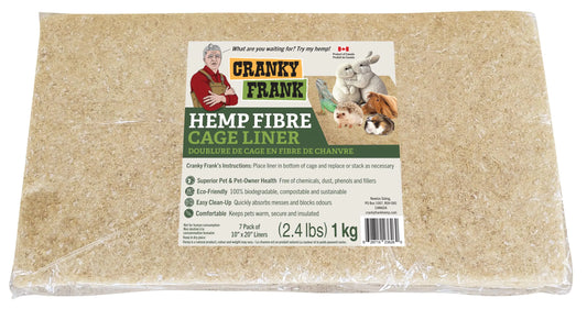 Cranky Frank Hemp Fiber Cage Liner - 7 Pack